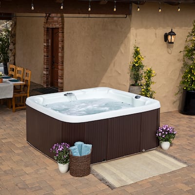 Lifesmart LS600DX 7-Person 65-Jet 230v Spa with 14-Jet Nozzle Turbo Blaster