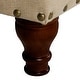preview thumbnail 9 of 48, Copper Grove Muscari Upholstered Storage Bench with Nailhead Trim