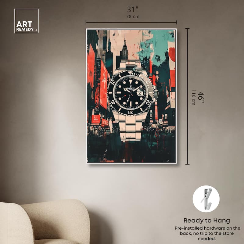 Cityscape Watch Canvas by Art Remedy