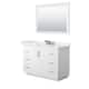 Option White, Nickel Trim, White Quartz Top