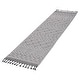 preview thumbnail 10 of 12, LOOM & LUXE Collection 2X8 Geometric Indoor/Outdoor Area Rug - 96" D x 26" W x 0.28" H