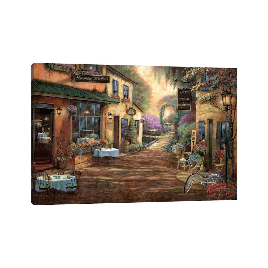 iCanvas "French Town" by Ruane Manning Canvas Print