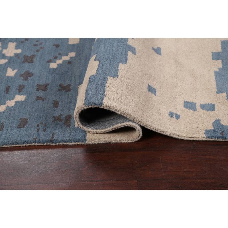 Abstract Modern Oriental Wool Area Rug Hand-tufted Decorative Carpet - 5'0" x 8'0"