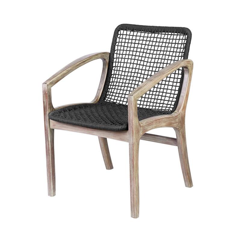 Brown/Gray Other Upholstered Wood Frame Dining Chair, Sturdy Dining Chair for Dining Rooms - 22.75