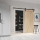 preview thumbnail 2 of 13, Farm Style Sliding Door, Unfinished with Sliding Door Hardware Kit