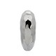 preview thumbnail 4 of 4, Silver Ceramic Heart 8" 7.75"H - 7.75" x 3.25" x 7.75"