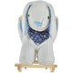 preview thumbnail 5 of 3, Kids Ride-On Rocking Horse Toy Bunny Rocker with Fun Play Music & Soft Plush Fabric for Children 18-36 Months