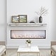 preview thumbnail 8 of 10, Mirrored Floating Shelf with Crushed Diamond