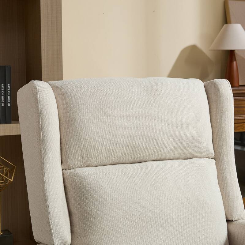 26.18" Wide Modern Accent Chair, High Back Reading Chair ,Upholstered Armchair Club Chair with Wood Legs for Living Room,Bedroom