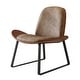preview thumbnail 14 of 20, Corvus Mid-century Walnut Finish Accent Lounge Chair Brown