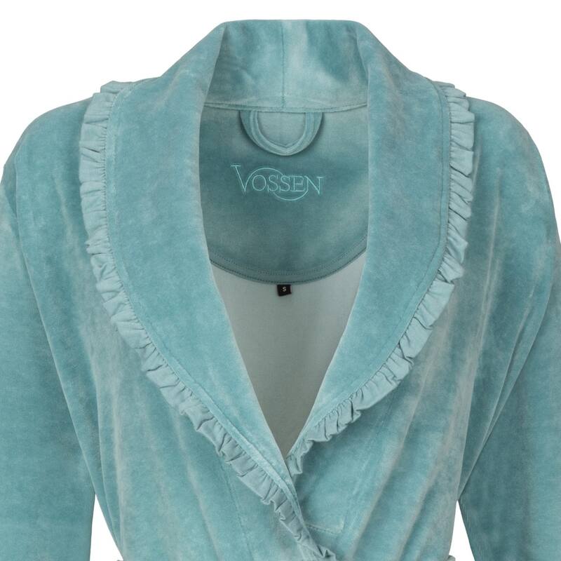 VOSSEN 'Ariel' Women's Shawl Collar Bathrobe