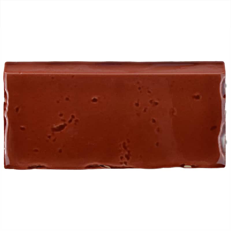 Merola Tile Novecento Zocalo Burdeos 2-1/2" x 5-1/8" Ceramic Wall Trim - (1 Tile)