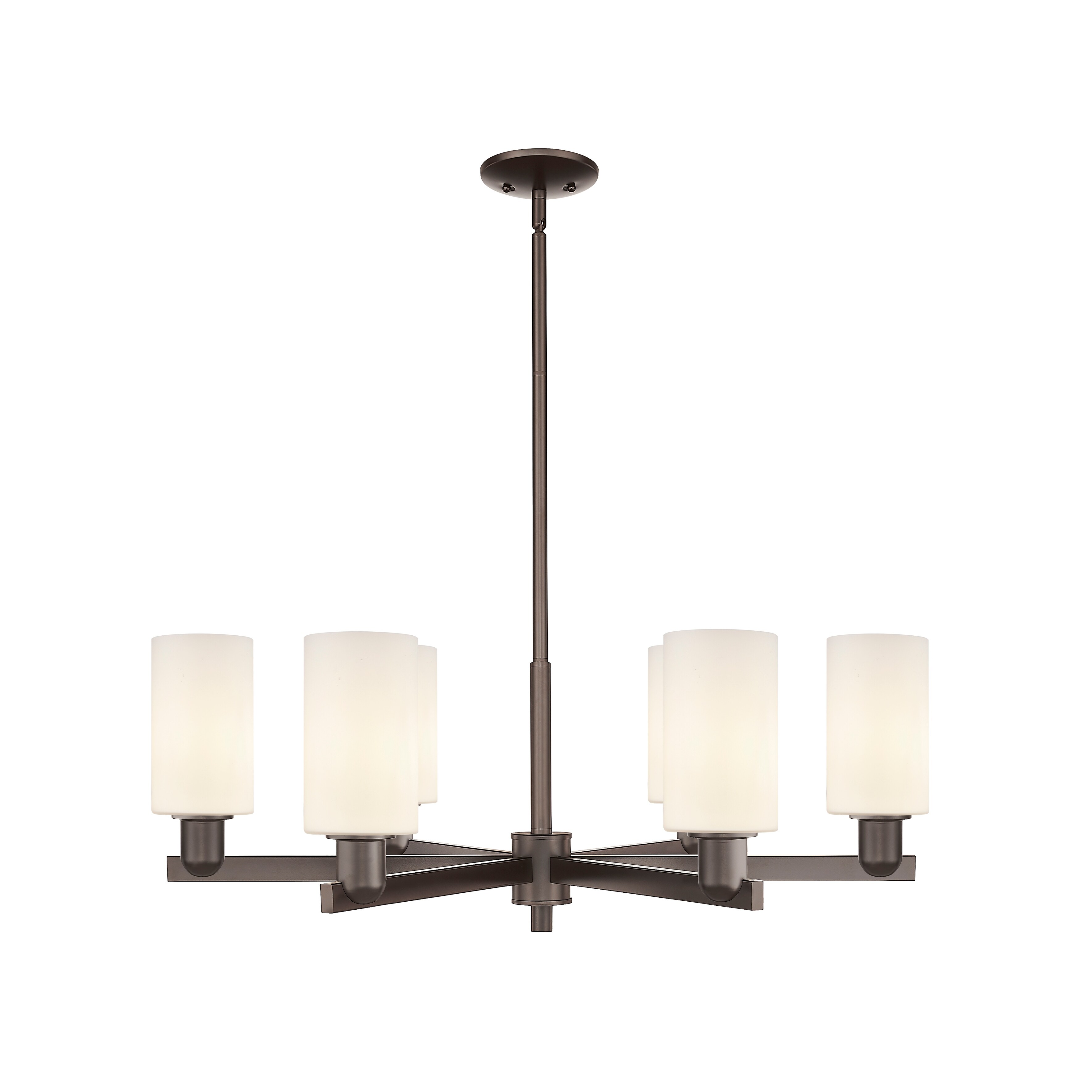 Innovations Lighting Endless Possibilities Arcadia - Clymer - 6 Light 34" Stem Hung Chandelier