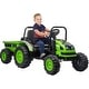 preview thumbnail 19 of 28, Ride on Tractor with Tiltable Trailer Green