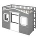 preview thumbnail 7 of 12, Twin Size House-Styled Loft Bed with Ladder for Elegant and Sturdy Bedroom Design