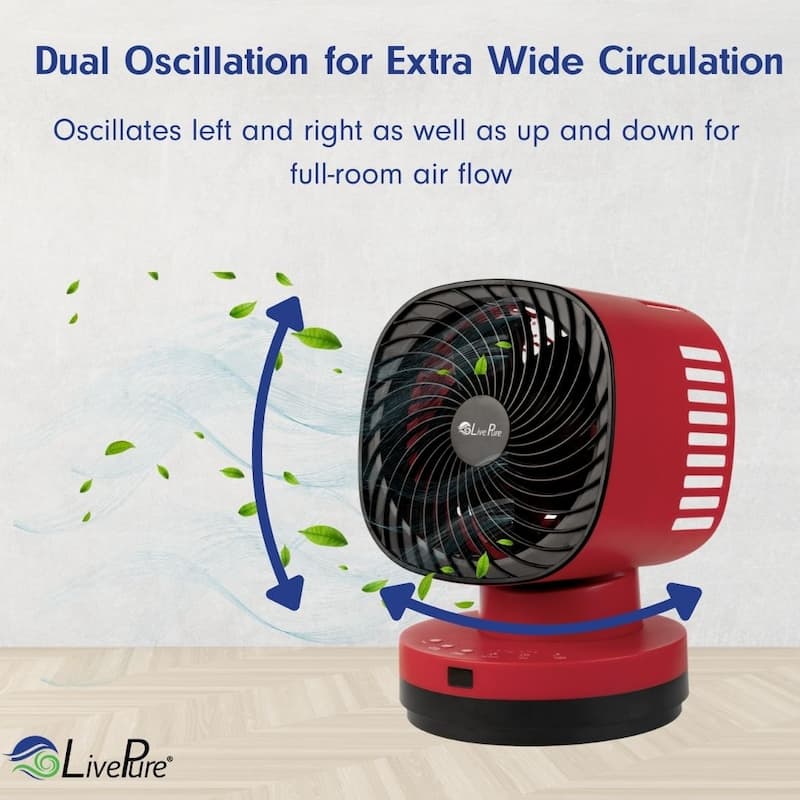 LivePure LP1200FAN Orbital Oscillating 4 Speed Fan
