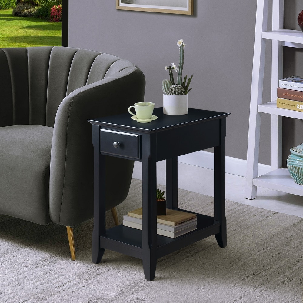 Symmons Accent Table with Bottom Shelf