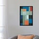 preview thumbnail 10 of 13, iCanvas "Grey Matters Blue" by Stephen Cimini Framed
