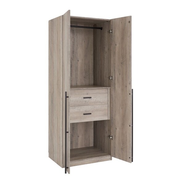 Manhattan Comfort Lee 2-Piece Wardrobe Closet - Bed Bath & Beyond