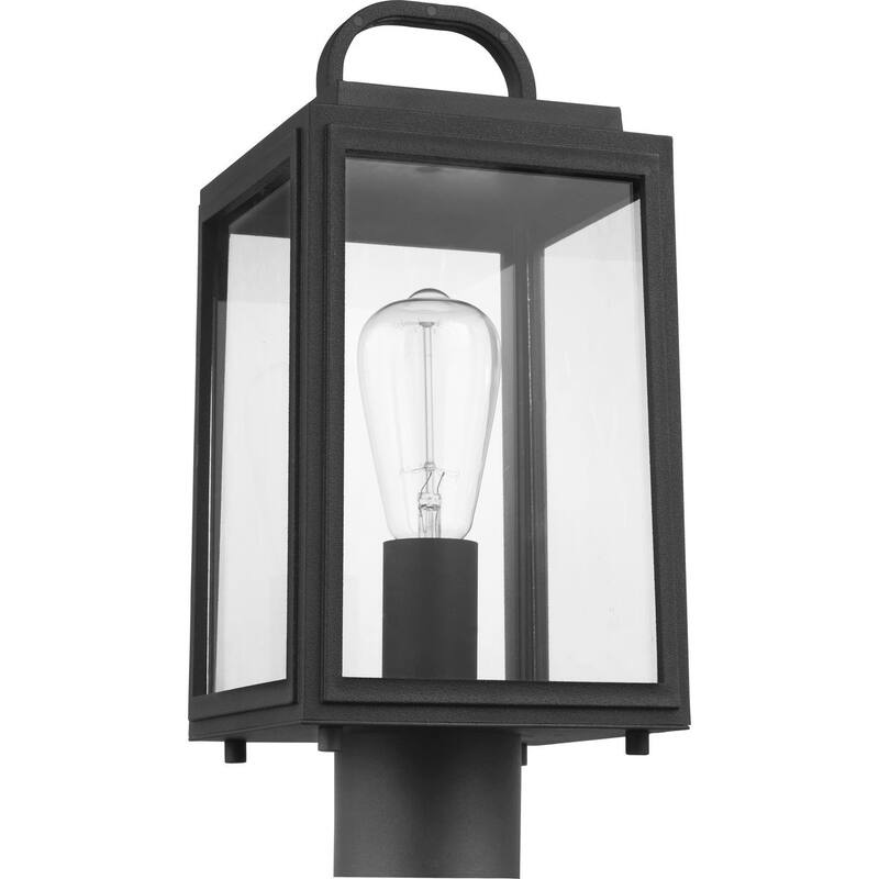 Grandbury Collection One-Light Post Lantern with DURASHIELD - 12.600" x 15.750" x 9.840"