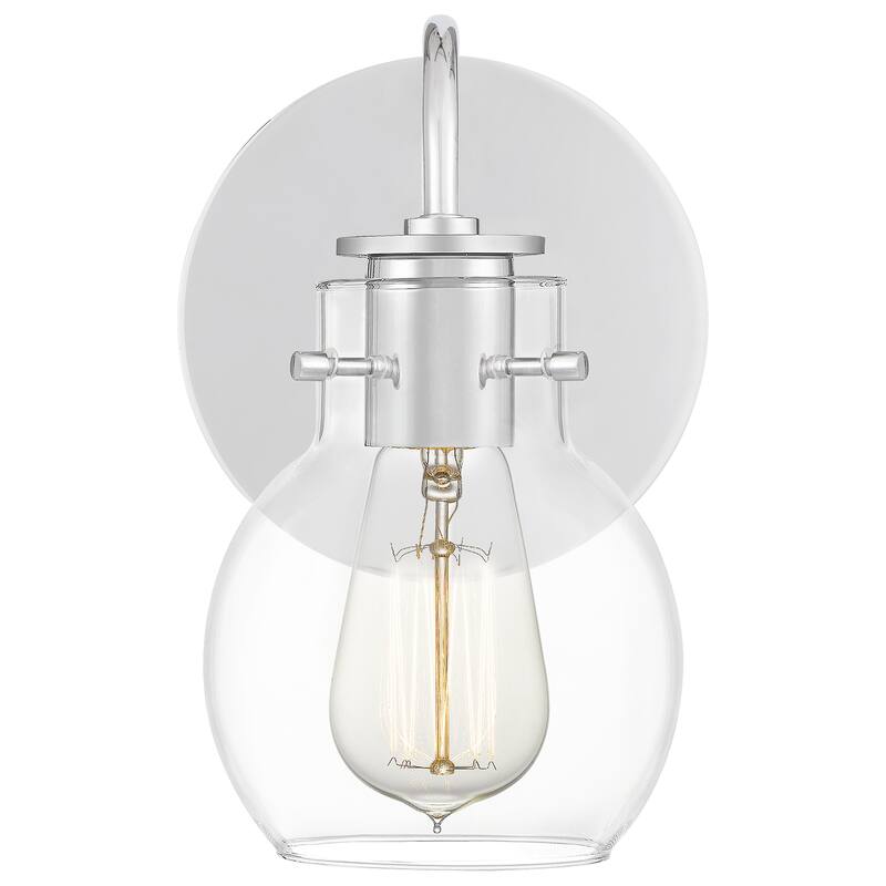 Quoizel Andrews Antique Nickel 1-Light Wall Sconce