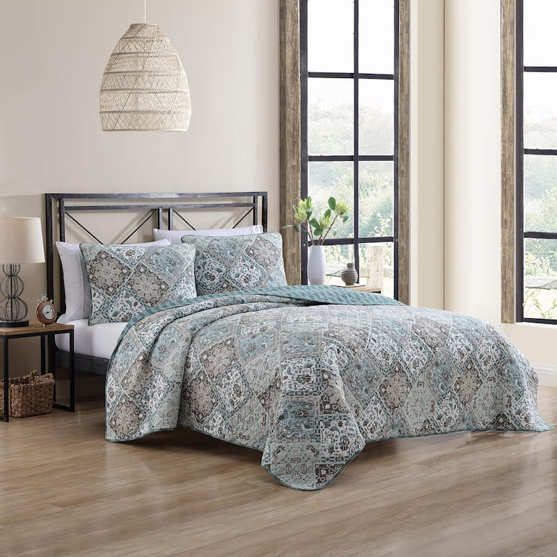 Stone Cottage Arell Reversible Cotton Quilt Set