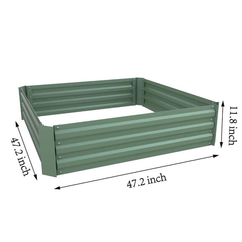 Aoodor Raised Garden Bed 4' x 2' x 1' for Patio Ourdoor Yard