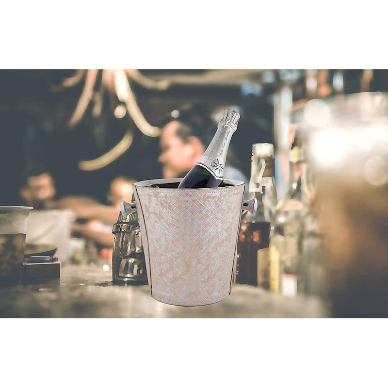 Sol Living Double Walled Stainless Steel Champagne Bucket - 8' x 11'