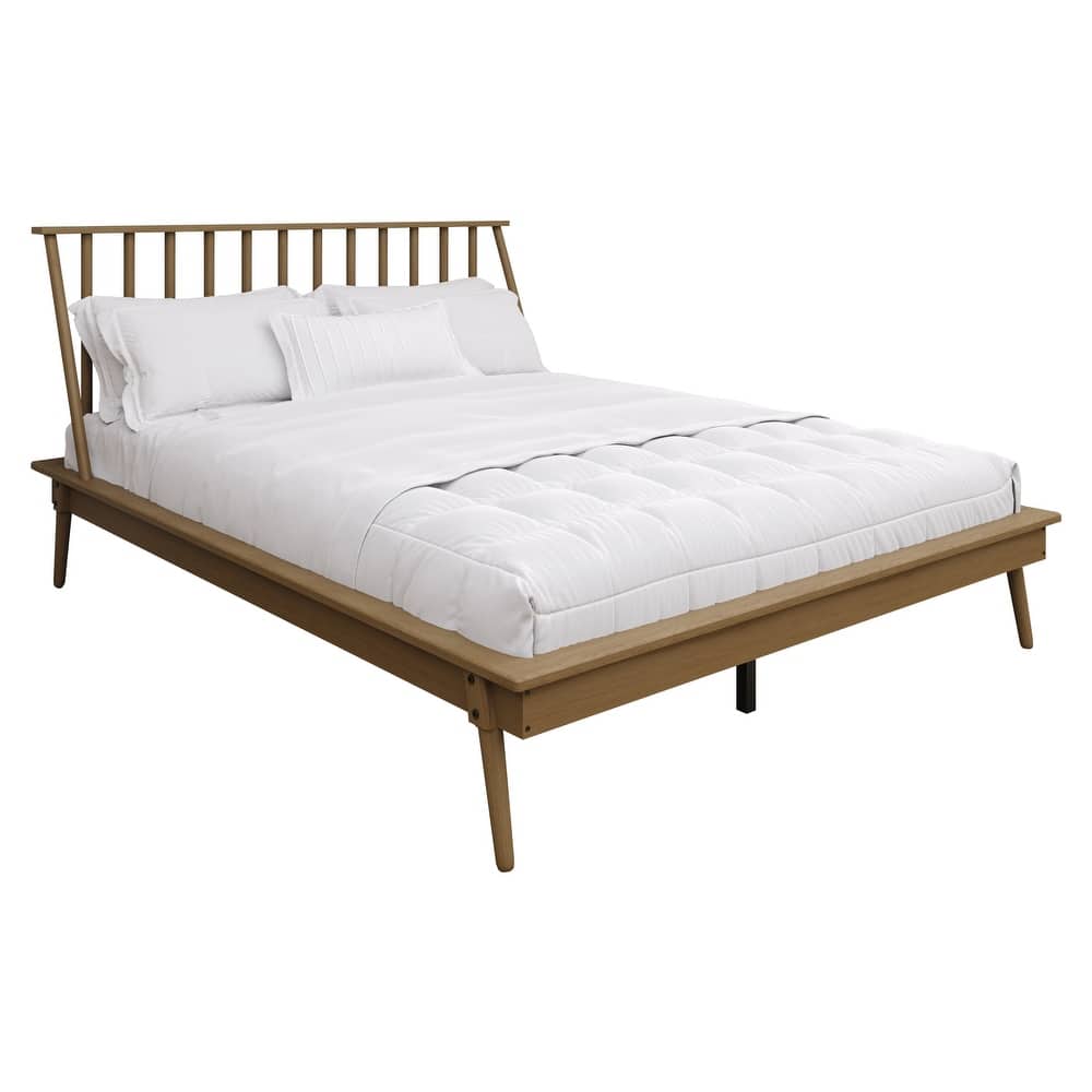 CraftPorch Vintage 4-pieces Wooden Bedroom Set