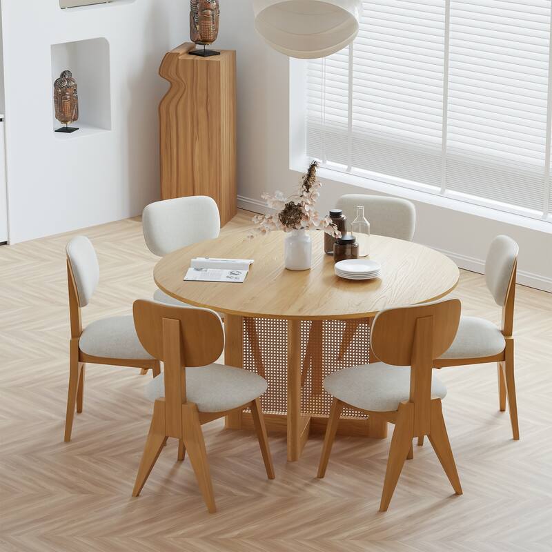 Lumioca Vivica Upholstered Modern Dining Chairs Set of 2