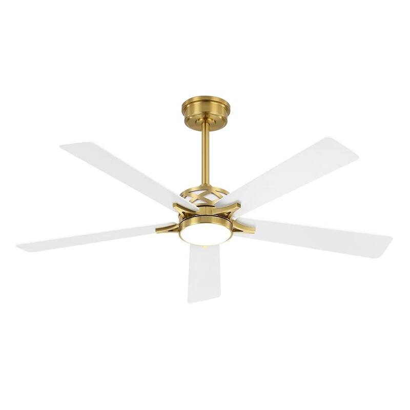 MLiAN 5-Blades DC Motor Indoor Smart Ceiling Fan with Light and Remote