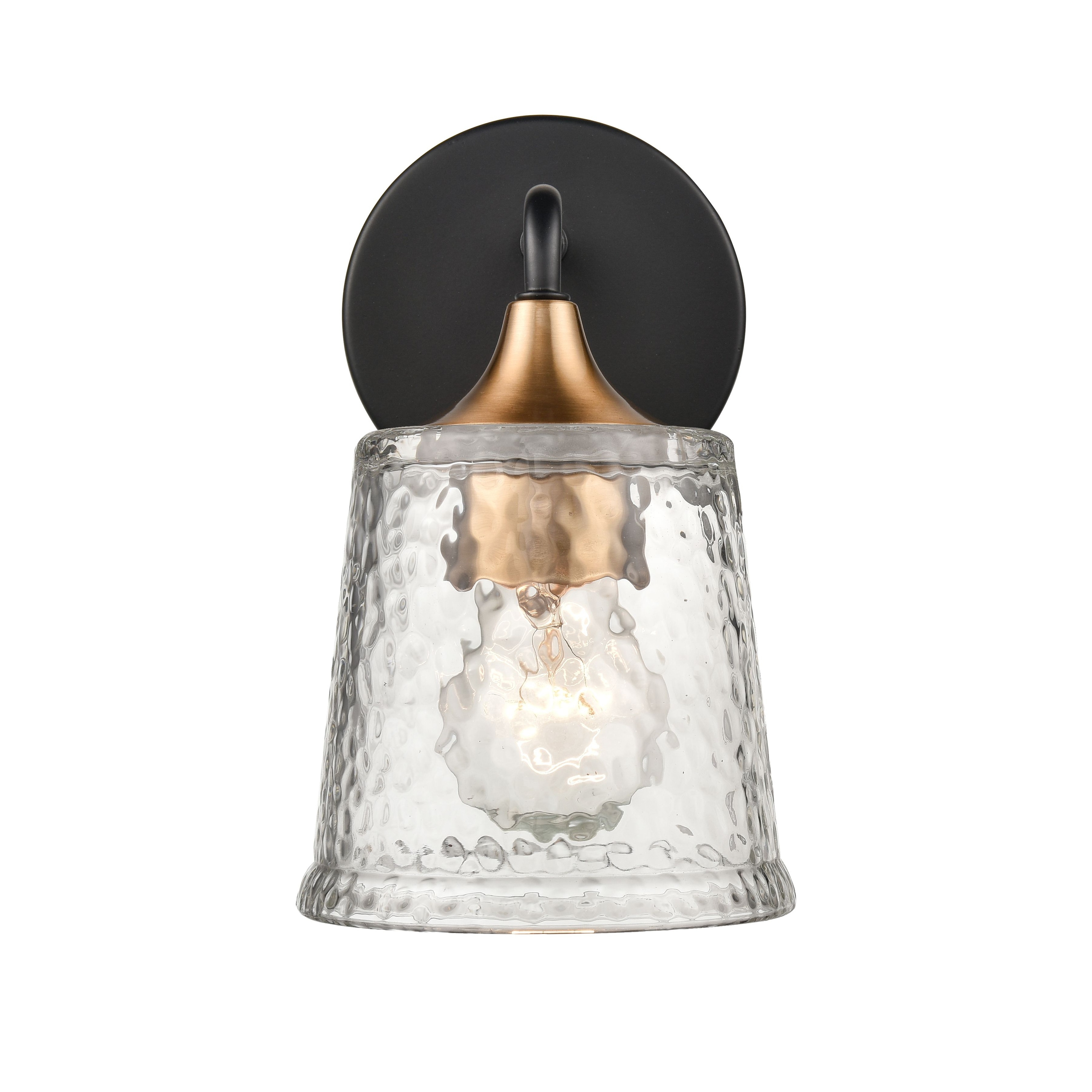 Atlas Lighting Hamy 5-inch Wide 1-Light Vanity Light in Matte Black