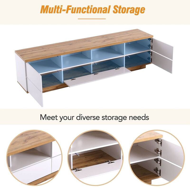 70.8'' L Modern TV Stand for 80-inch TVs