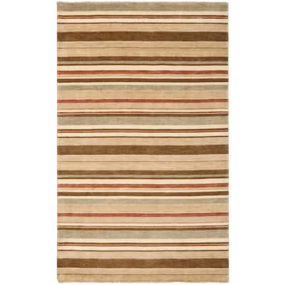 SAFAVIEH Couture Hand-knotted Tibetan Sarojini Modern Wool Rug with