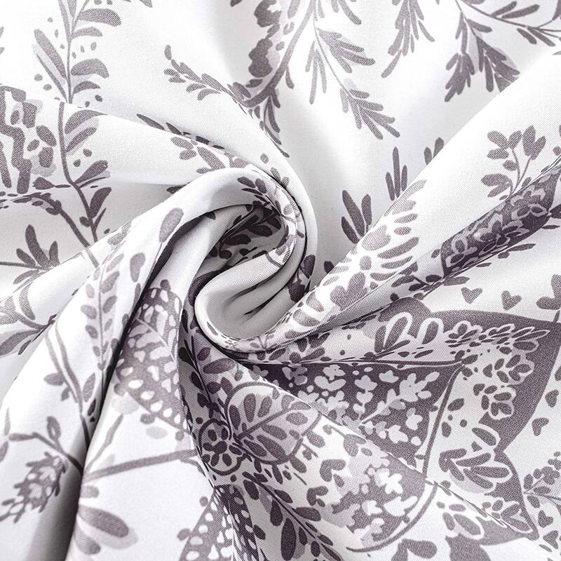 DriftAway Isla Paisley Floral Pattern Blackout Thermal Insulated Window Curtain Valance Rod Pocket - 52 x 18 - 52 x 18