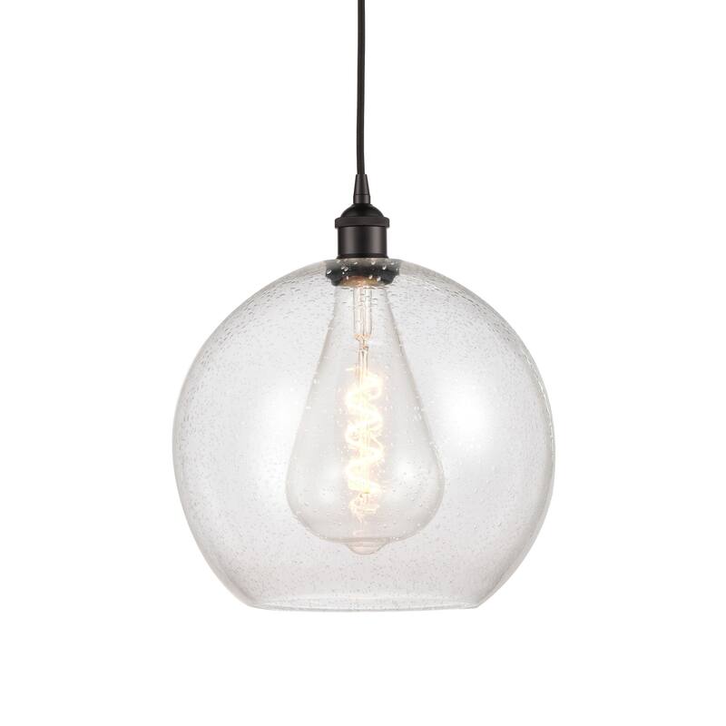 Innovations Lighting 616-1P-14-12 Athens Pendant Athens 12" Wide - Oil Rubbed Bronze / Seedy