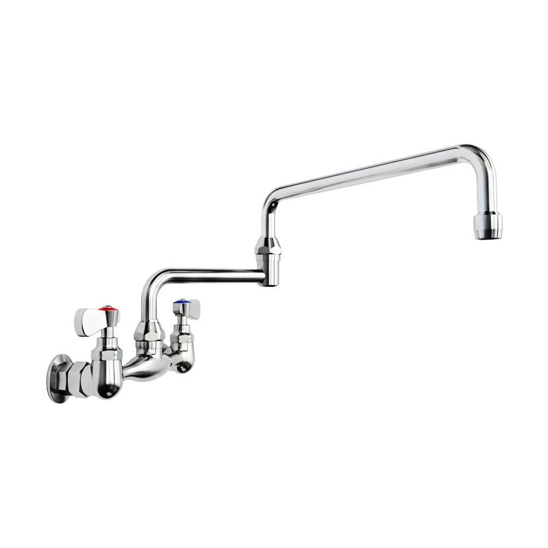 Whitehaus Collection Double Jointed Wall Mount Utility Faucet