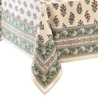 Nomad Harvest Block Print Tablecloth
