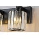 preview thumbnail 5 of 4, Modern Glam 3/4/5-Light Dimmable Cylinder Crystal Wall Light Bathroom Vanity Light