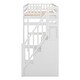 preview thumbnail 14 of 13, Contemporary Design Twin Size Loft Bed with Storage Staircase and Built-in Desk, Durable Structure, Maximized Space, White