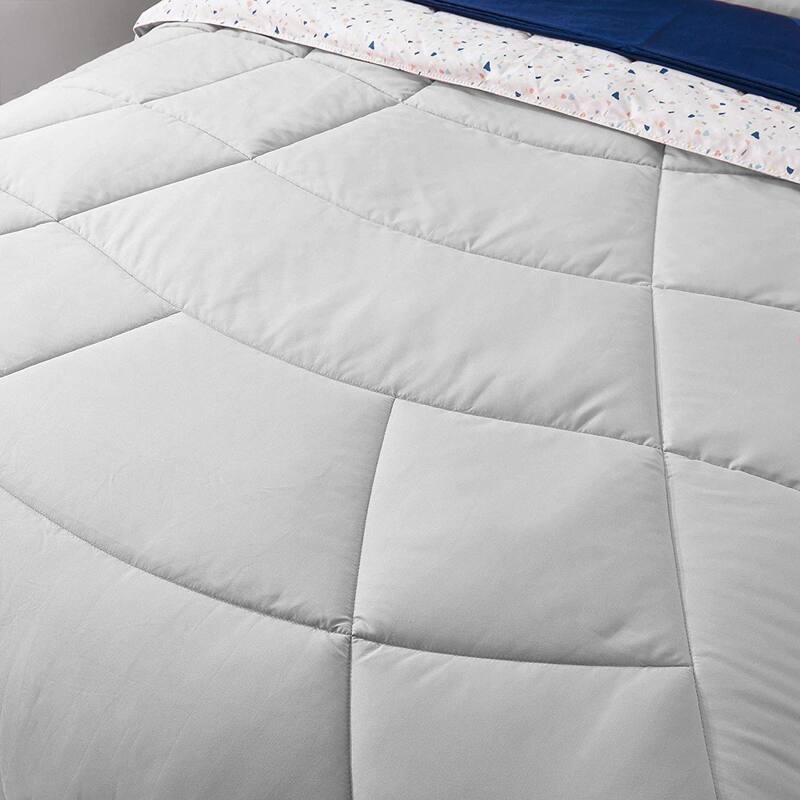 KASENTEX 5 or 7 Piece Bed in A Bag Microfiber Down Alternative Comforter Bedding Set with Sheets and Pillow Cases All Season