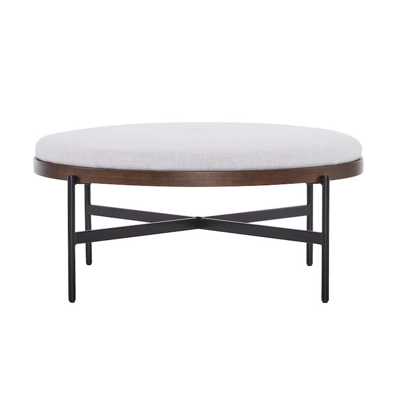 Christopher Knight Home - Sunfay Round Cocktail Ottoman for Modern Living Spaces