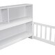 preview thumbnail 15 of 18, Twin Floor Bed with Bedside Bookcase,Shelves,Guardrails