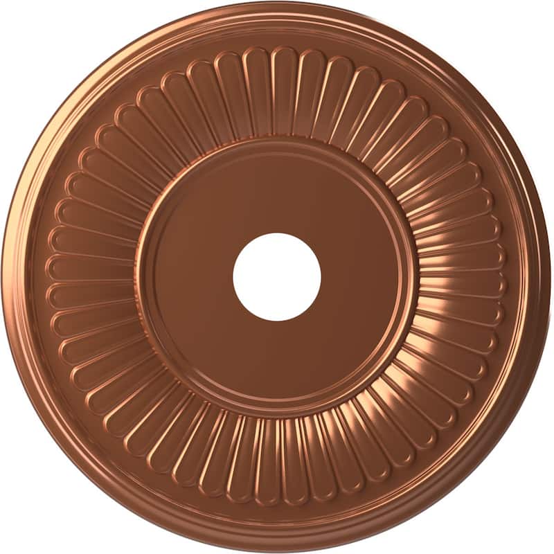 3 1/2" Inside Diameter - Berkshire Thermoformed PVC Ceiling Medallion