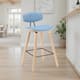 Option Light Blue & Oak