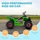 preview thumbnail 3 of 6, Kids 6V ATV Quad Car with Non-Slip Handlebars, Safe Speed and Wear-Resistant Wheels, for Toddlers Aged 18-36 Months