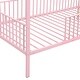 preview thumbnail 13 of 26, Kids and Baby House-Shaped Metal Twin Size House Bed with Fence and Trundle