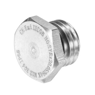 Outer Hex Head Thread Pipe Plug Fitting, 304 Stainless Steel Solid ...