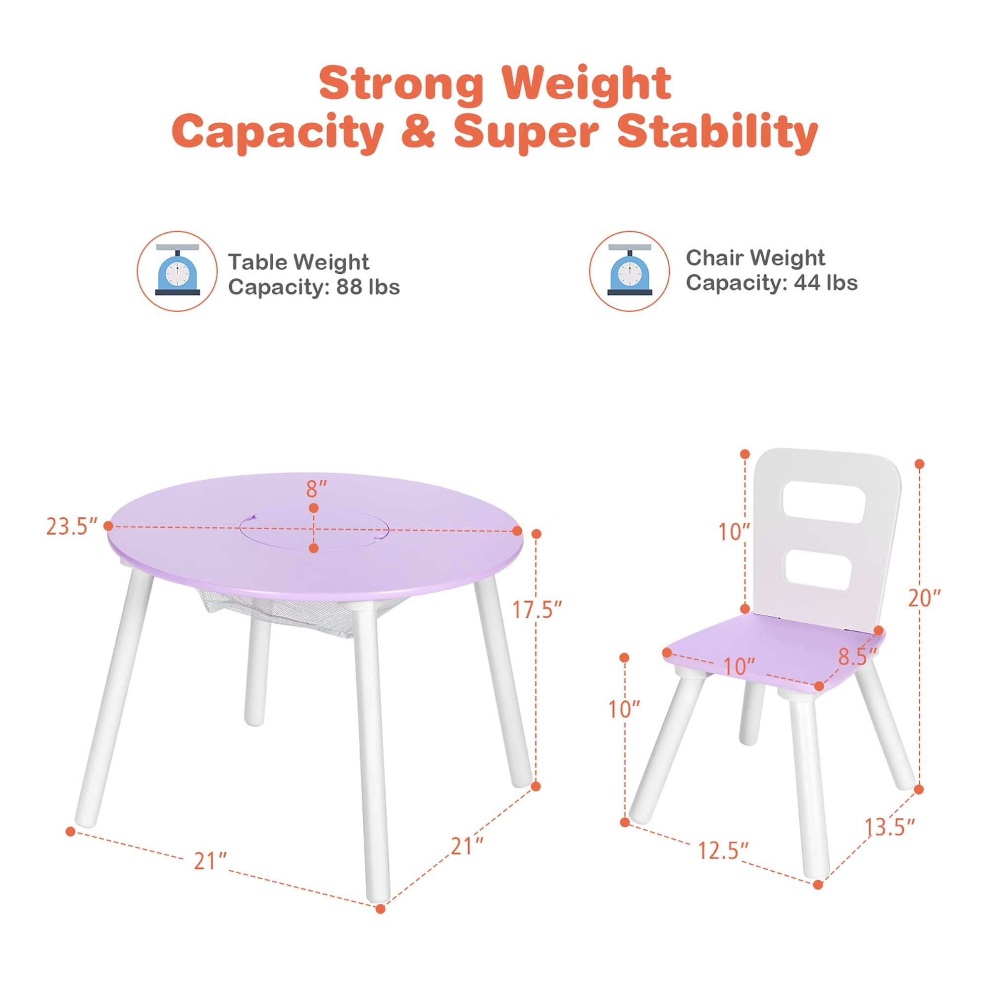 Kidkraft round table and 2 chair set 2025