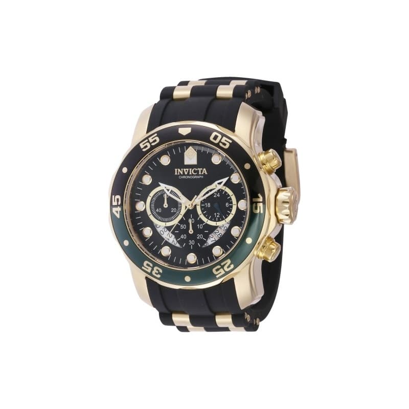 Invicta Men's 44522 Pro Diver Quartz Chronograph Black Dial Watch